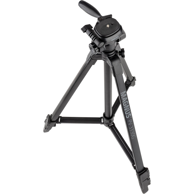 Magnus PV-3330G Photo/Video Tripod with Geared Center Column