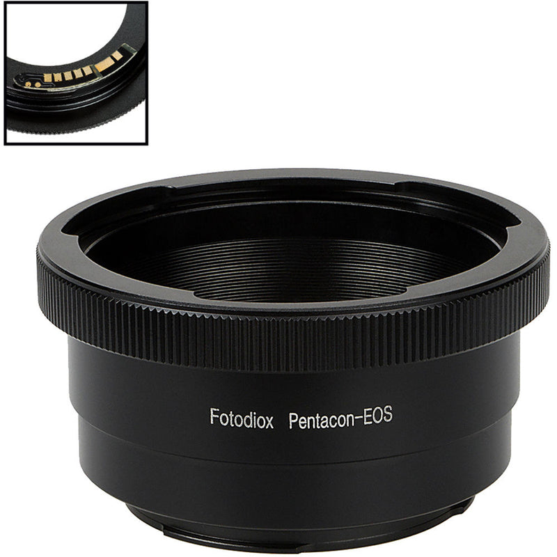 FotodioX Lens Mount Adapter Compatible with Pentacon 6 SLR Lens to Canon EF and EF-S Mounts