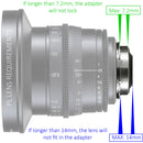 FotodioX Pro Lens Mount Adapter Compatible with Arri PL Mount Lens to Canon EF and EF-S Mounts