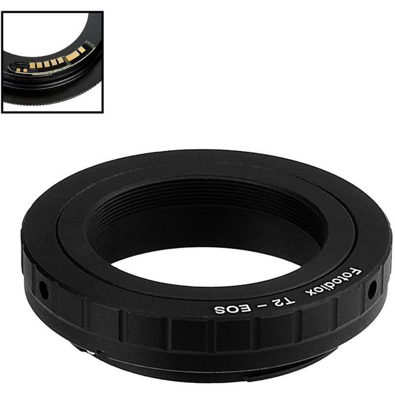 FotodioX Lens Mount Adapter Compatible with T Screw Mount SLR Lens to Canon EF and EF-S Mounts