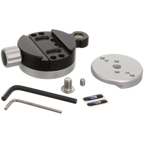 Kirk TQR-2L Tripod Head Quick Disconnect System with Large Plate