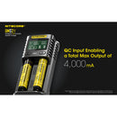 Nitecore UMS2 Intelligent USB Dual-Slot Superb Battery Charger