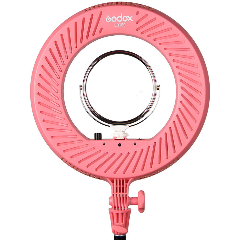 Godox LR180 Daylight Ringlight (Pink)