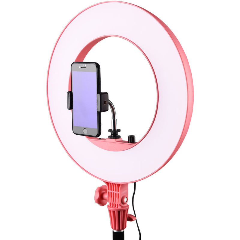 Godox LR180 Daylight Ringlight (Pink)