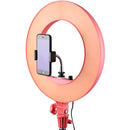 Godox LR180 Daylight Ringlight (Pink)