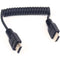 LanParte HDMI (Type-A) Male to HDMI (Type-A) Male Coiled Cable (11.8 to 21.6")