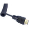 LanParte HDMI (Type-A) Male to HDMI (Type-A) Male Coiled Cable (11.8 to 21.6")