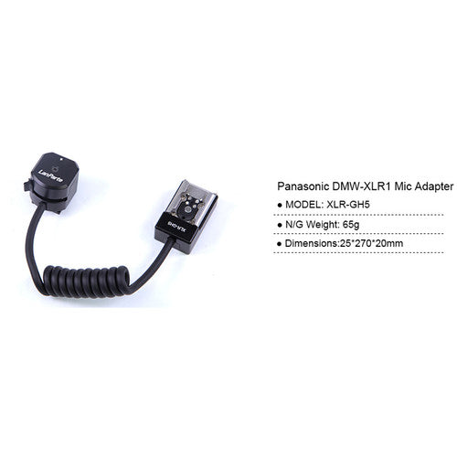 LanParte Cable Adapter for Panasonic DMW-XLR1 XLR Microphone Adapter