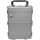 Porta Brace PB-2850F Wheeled Hard Case with Foam Interior (Silver Platinum)