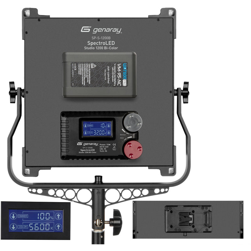 Genaray SpectroLED 1200B1 Bi-Color Studio LED Light