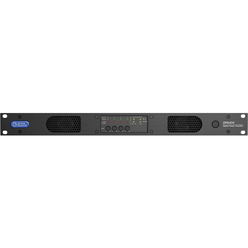 Atlas Sound 400-Watt Networkable 4-Channel Power Amplifier