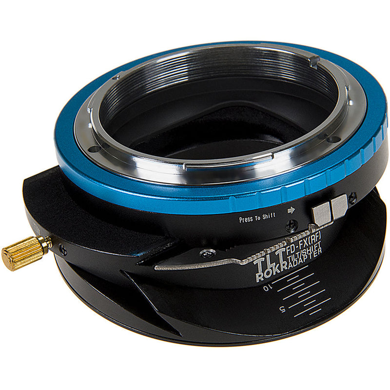 FotodioX Pro TLT ROKR Tilt-Shift Lens Mount Adapter for Canon FD-Mount Lens to Fujifilm X-Mount Camera