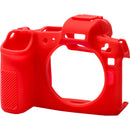 easyCover Silicone Protection Cover for Canon 90D (Red)