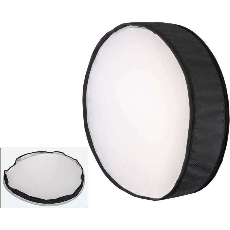 Genaray PortaSun Round Flexible Bi-Color LED Light with Softbox and Grid (20")