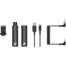 Sennheiser XSW-D PORTABLE INTERVIEW SET Digital Camera-Mount Wireless Plug-On Microphone System with No Mic (2.4 GHz)