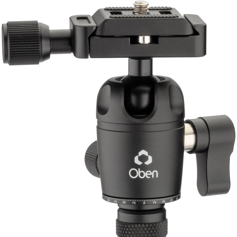 Oben CTT-1000 Carbon Fiber Tabletop Tripod and Oben SPA-1000 Arca-Type Smartphone Tripod Adapter Kit