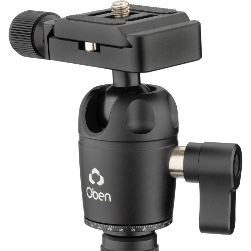 Oben CTT-1000 Carbon Fiber Tabletop Tripod and Oben SPA-1000 Arca-Type Smartphone Tripod Adapter Kit