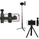 DigitalFoto Solution Limited Osmo Pocket and Smartphone Clamp Bracket with Extension Rod and Tripod