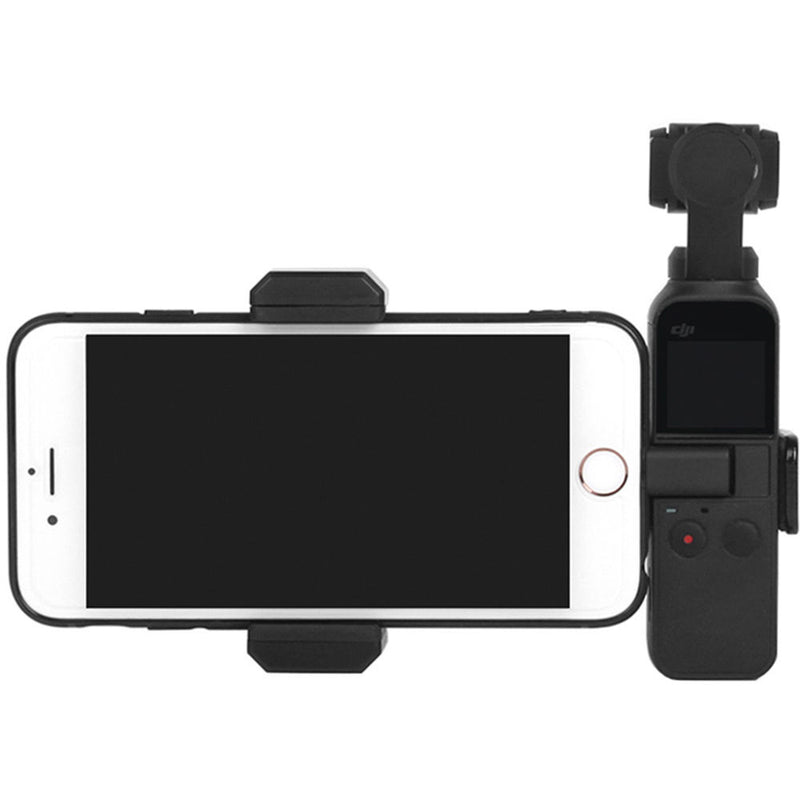 DigitalFoto Solution Limited Osmo Pocket and Smartphone Clamp Bracket with Extension Rod and Tripod