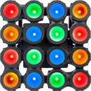 Elation Professional IP65 Outdoor Rated 4x4 Array of 16 30W 4-in-1 RGBA COB LEDs