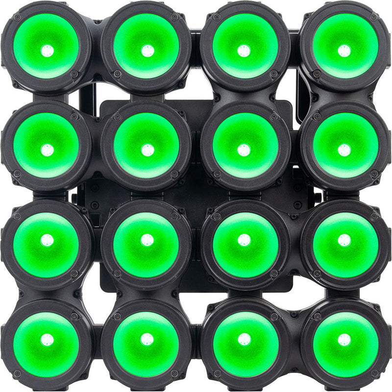 Elation Professional IP65 Outdoor Rated 4x4 Array of 16 30W 4-in-1 RGBA COB LEDs