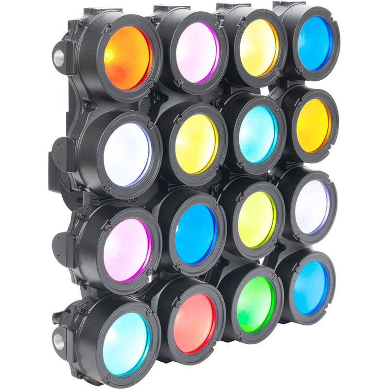 Elation Professional IP65 Outdoor Rated 4x4 Array of 16 30W 4-in-1 RGBA COB LEDs