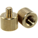 CAMVATE 3/8"-16 Female To 1/4"-20 Male Screw Adapter (2-Pack)