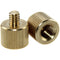 CAMVATE 3/8"-16 Female To 1/4"-20 Male Screw Adapter (2-Pack)