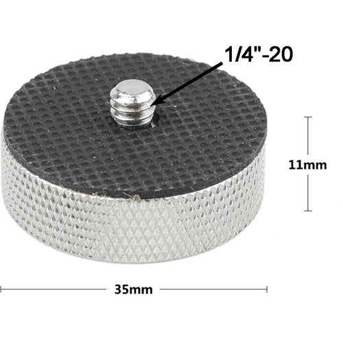 CAMVATE 3/8"-16 Female To 1/4"-20 Male Screw Adapter For Tripod