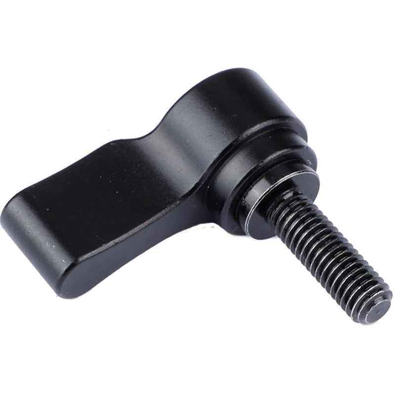 CAMVATE M5 Male Threading Rotating Knob Adjustable Thumb Lever Screw (15mm Long, Black)