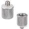 CAMVATE 3/8"-16 Female To 1/4"-20 Male Screw Adapter (2-Pack)