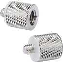 CAMVATE 3/8"-16 Female To 1/4"-20 Male Screw Adapter (2-Pack)