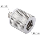 CAMVATE 3/8"-16 Female To 1/4"-20 Male Screw Adapter (2-Pack)