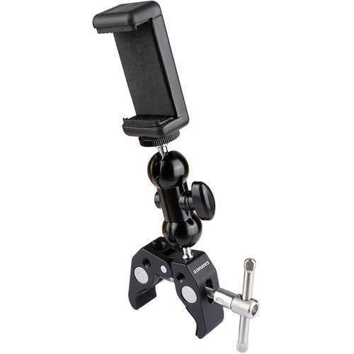 CAMVATE Phonetrap Smartphone Holder With Supper Clamp Ball Head Mount