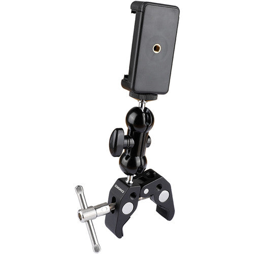 CAMVATE Phonetrap Smartphone Holder With Supper Clamp Ball Head Mount