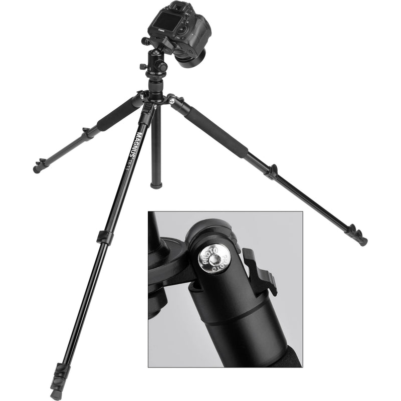 Magnus TR-13 Travel Tripod with Dual-Action Ball Head