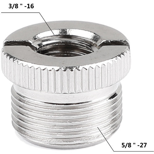 CAMVATE 3/8"-16 Female To 5/8"-27 Male Microphone Screw Adapter