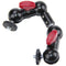 CAMVATE 360 Extension Arm With Ball Head Mounts (Red Levers, 7")