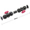 CAMVATE 360 Extension Arm With Ball Head Mounts (Red Levers, 7")