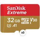 SanDisk 32GB Extreme UHS-I microSDHC Memory Card with SD Adapter (2-Pack)