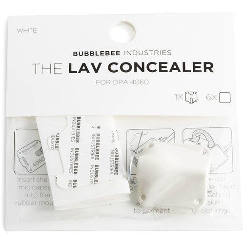 Bubblebee Industries Lav Concealer For DPA 4060 (White)