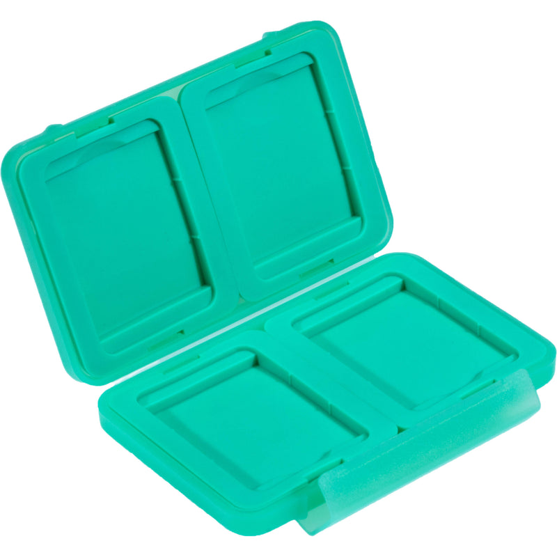 Ruggard LEDA Memory Card Case for 4 CF, CFast Cards (Green)