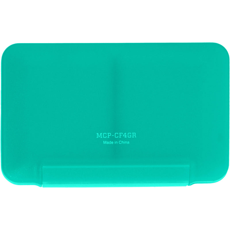 Ruggard LEDA Memory Card Case for 4 CF, CFast Cards (Green)