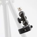 CAMVATE Super Clamp With 5/8"-27 Screw Double Ball Head Mount For Microphone (Black T-Handle)