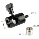 CAMVATE Light Stand Mount With 5/8"-27 Screw For Microphone