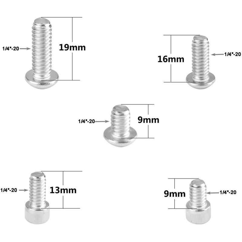 CAMVATE 1/4"-20 Screw Packet