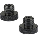 CAMVATE 1/4"-20 Female To 5/8"-27 Male Microphone Screw (2-Pack)