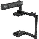 CAMVATE Camera Cage With Rubber Top Handle For Select DSLRS