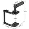 CAMVATE Camera Cage With Rubber Top Handle For Select DSLRS