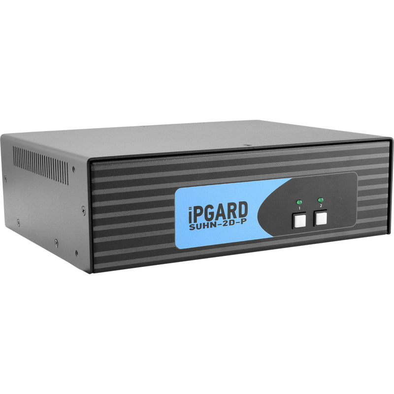 IPGard 2-Port DH Secure Pro HDMI KVM Switch with Audio and CAC